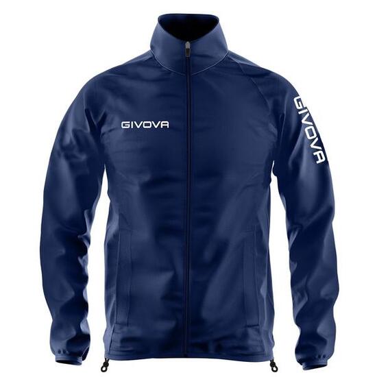 Veste de Sport Givova Windjack Bleue 2XS - Élégante et Respirante