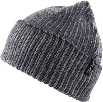 Jail Jam Damen Winter-Beanie, Rippmuster, Blau, 42 cm