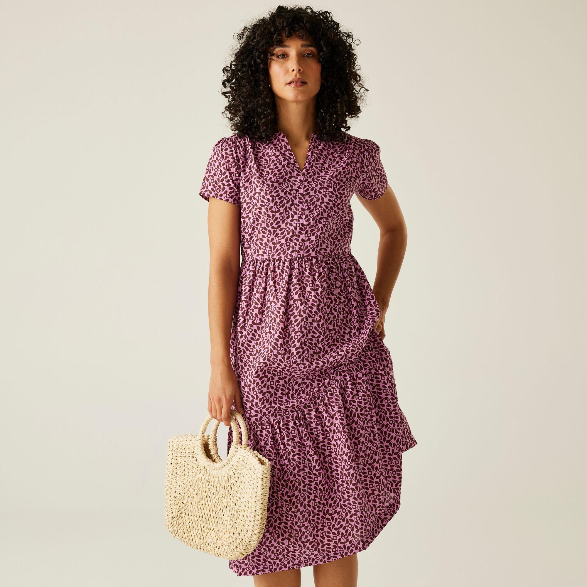 REGATTA Womens Orla Tiered Midi Dress