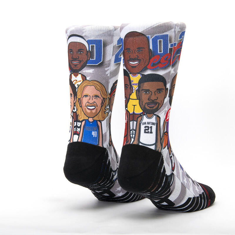 Socks unisex Scrimmage basket 2K10 White Taglia S (35-39) 2/2