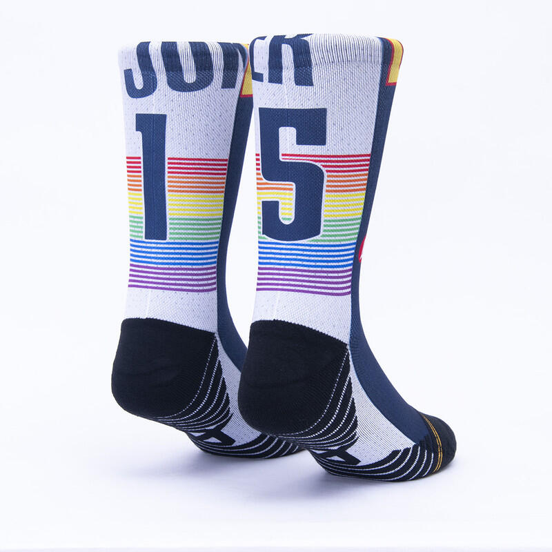 Calzini unisex Scrimmage basket Jersey Joker White-Blau Taglia S (35-39) 2/2