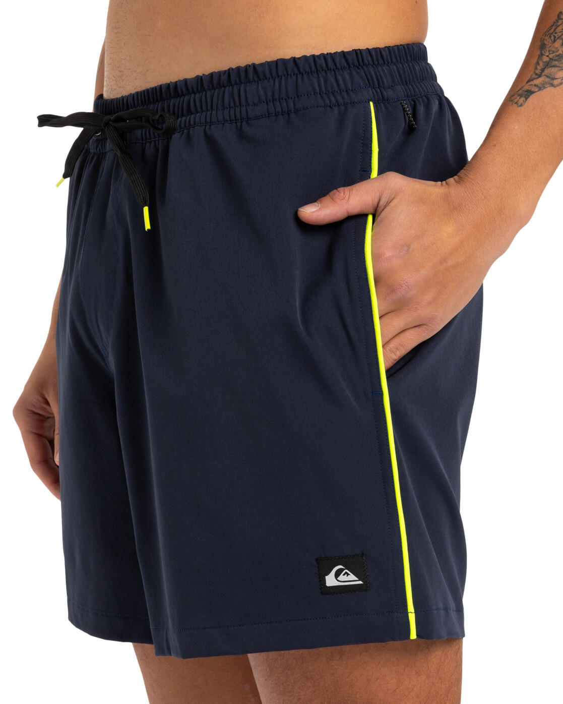 Schwimmshorts SPL SURFSILK PIPED 16" Schwarz Herren 4/4