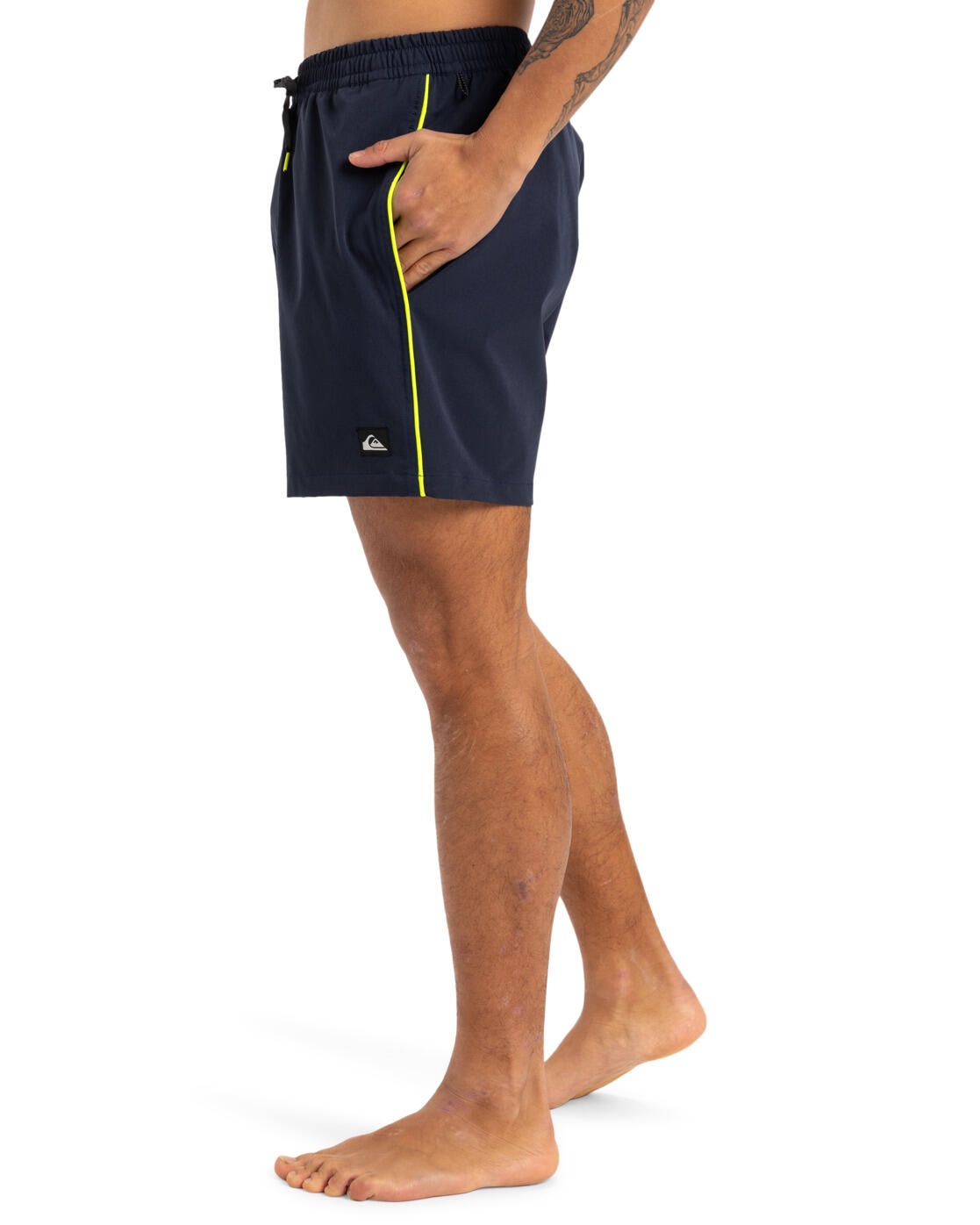 Schwimmshorts SPL SURFSILK PIPED 16" Schwarz Herren 3/4