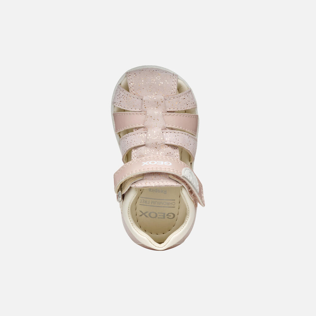 Sandały Geox Model B Sandal Macchia Gir Kolor Rose 7/7