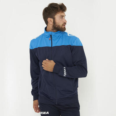 Oversized dakota jas met rits in grote maat