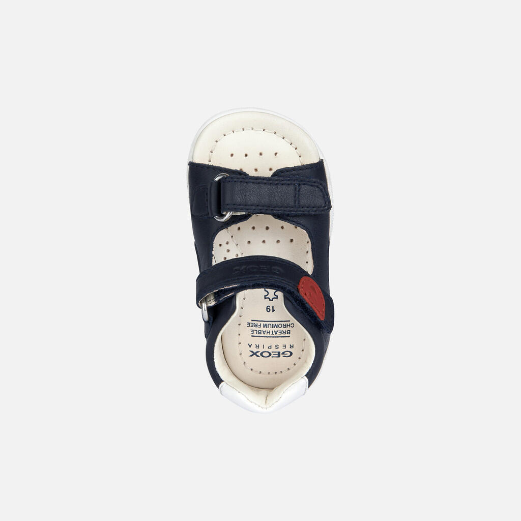 Premiers Pas Bébé Garçon B SANDAL MACCHIA BOY Bleu Marine 6/7