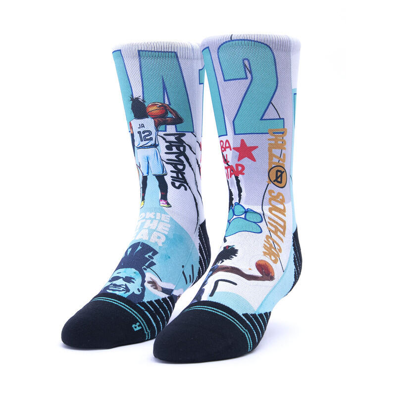 Calzini Scrimmage unisex basket Ja Morant Blue Taglia L (44-48) 1/2