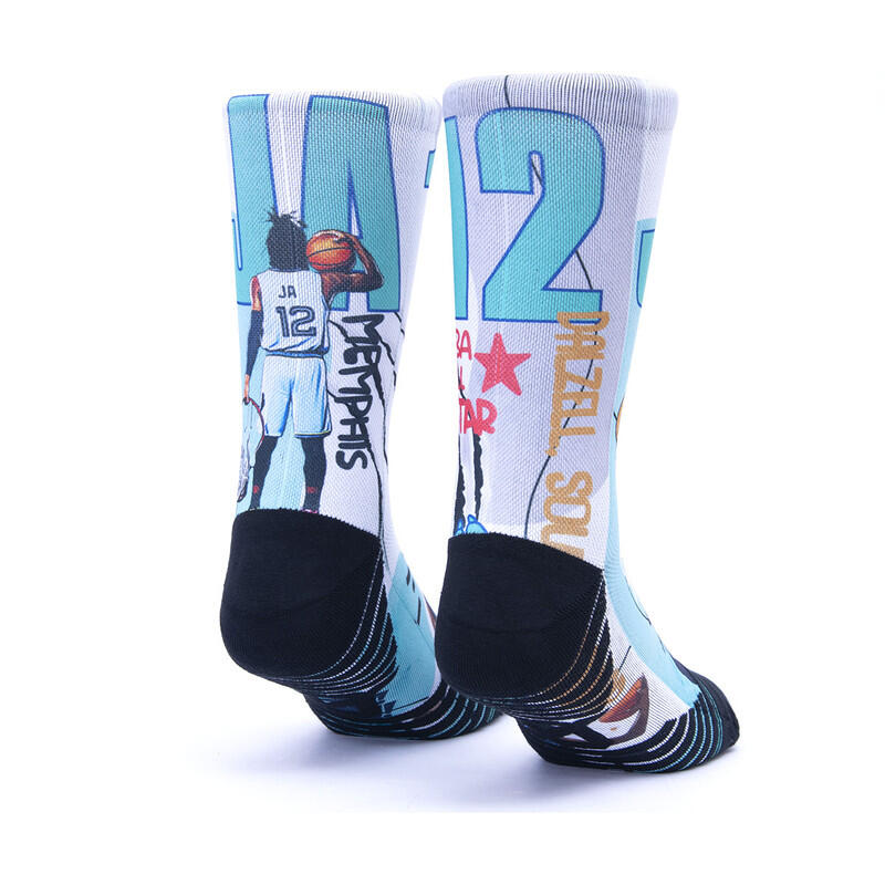 Calzini Scrimmage unisex basket Ja Morant Blue Taglia L (44-48) 2/2