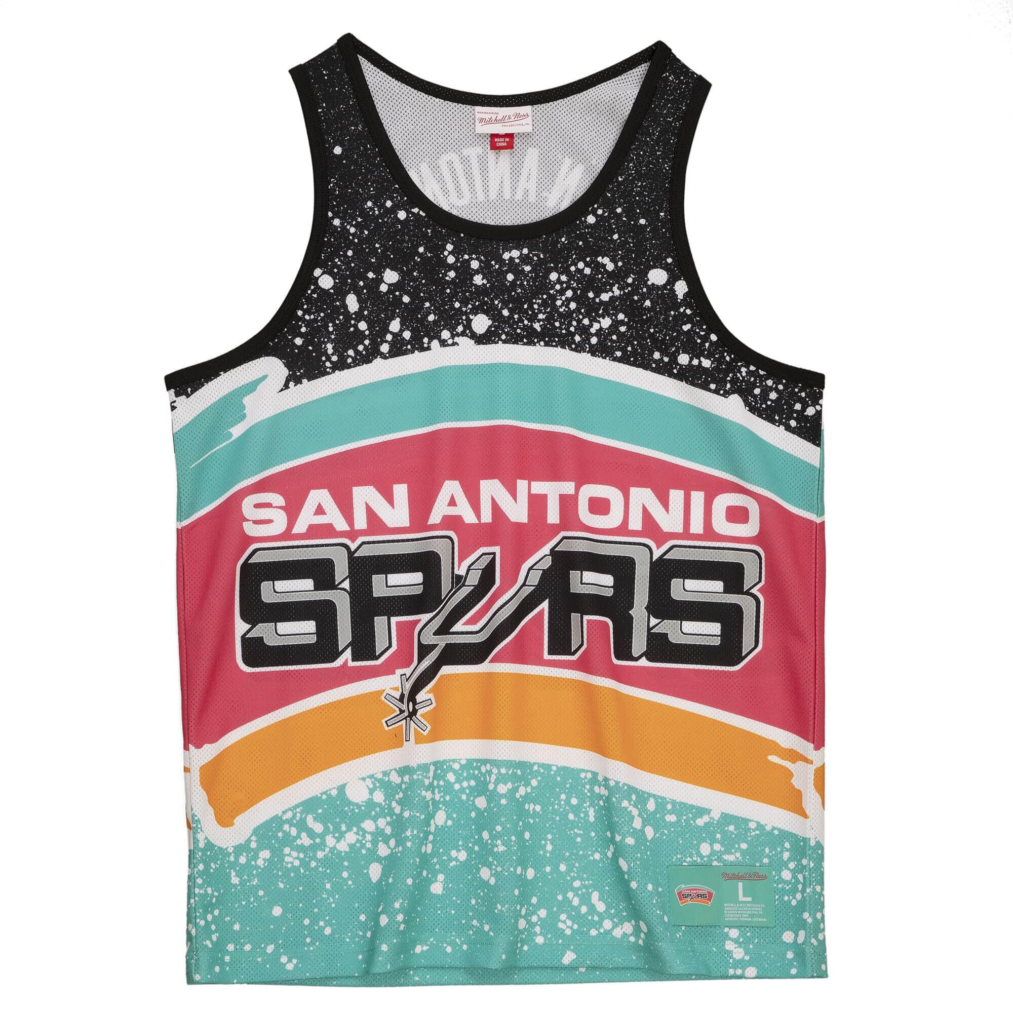 MITCHELL & NESS D bardeur Mitchell & Ness  Jumbotron Mesh San Antonio Spurs