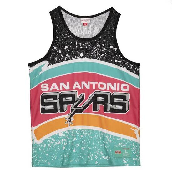 Débardeur Mitchell & Ness Jumbotron Mesh San Antonio Spurs