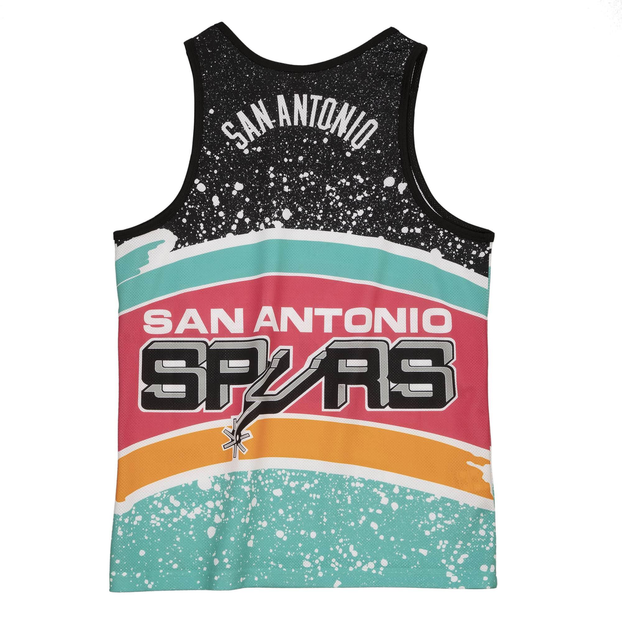 Débardeur Mitchell & Ness Jumbotron Mesh San Antonio Spurs 2/3