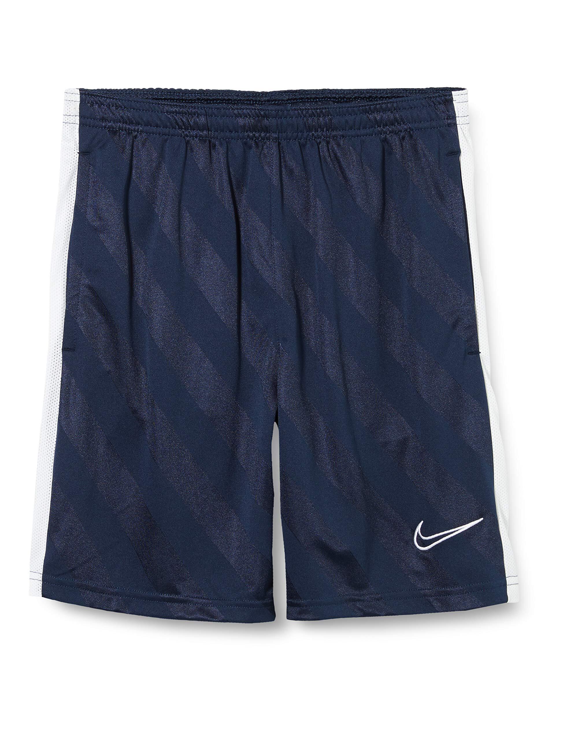 Shorts Nike Academy19 Unisex Bambini, Obsidiana/Bianco, Taglia L 1/3