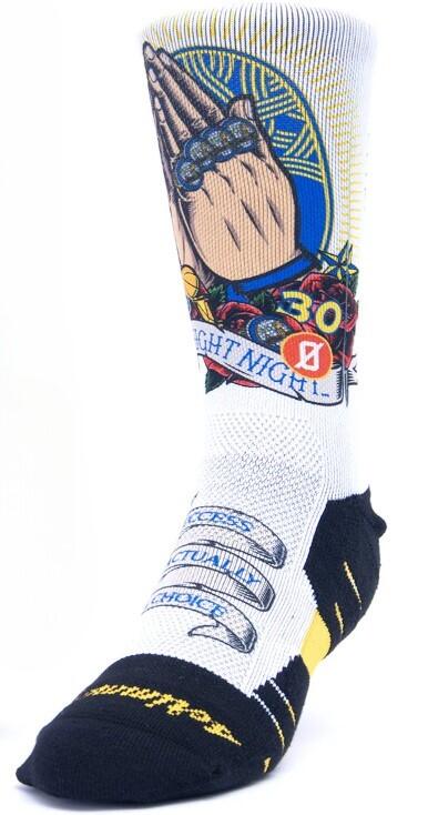 Calza unisex Scrimmage basket Good Night White Taglia S (35-39) 2/3