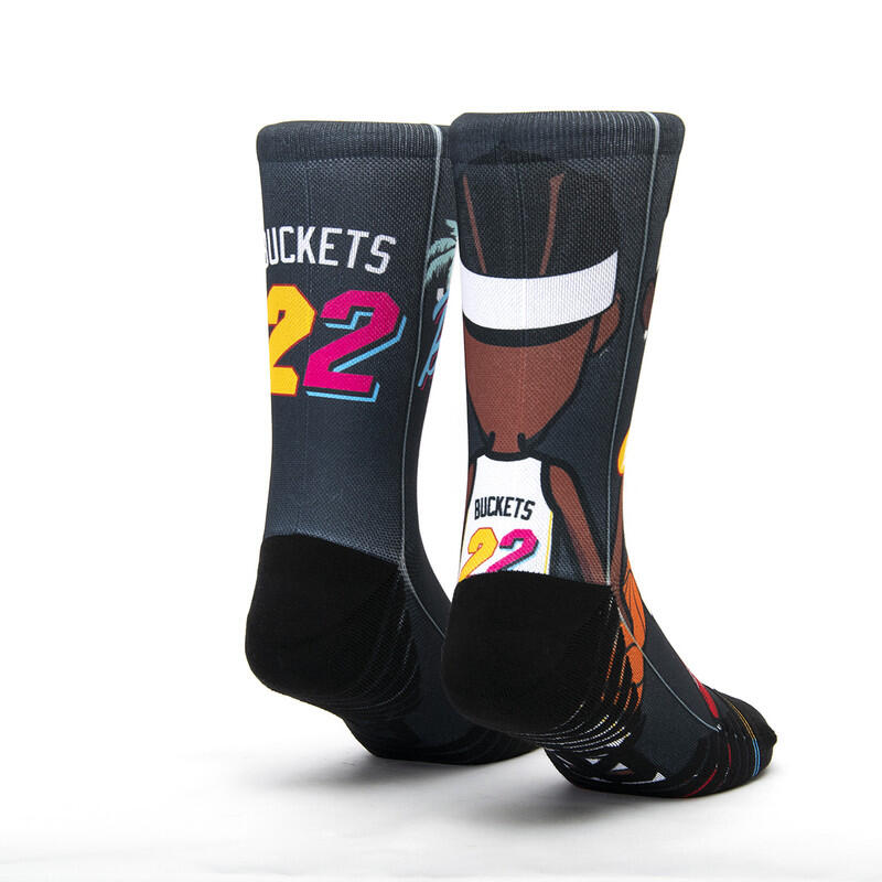Calza unisex Scrimmage basket Jimmy Buckets Black Taglia S (35-39) 2/2
