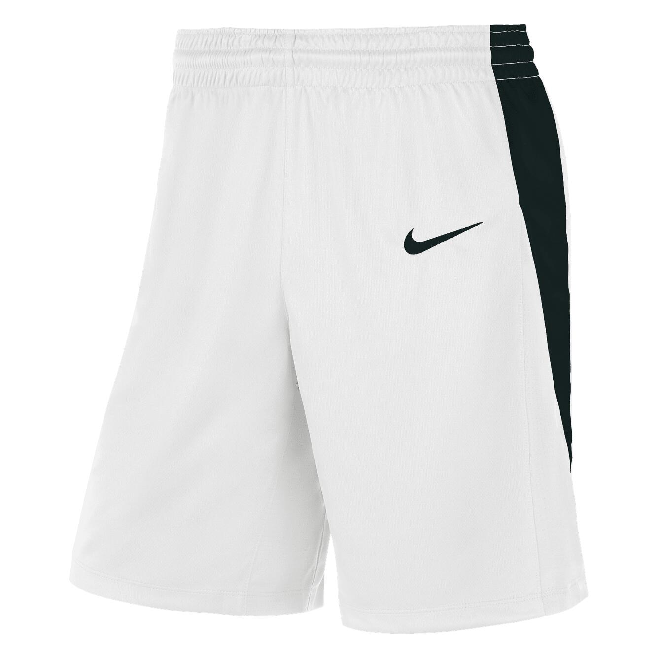Shorts de Basketball pour Homme NIKE - Taille L - Blanc/Noir 3/4