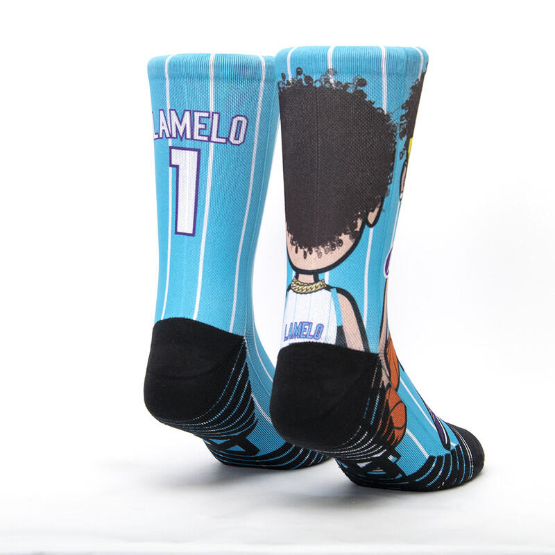 Calza Scrimmage unisex basketLamelo Watergreen Taglia S (35-39) 2/2