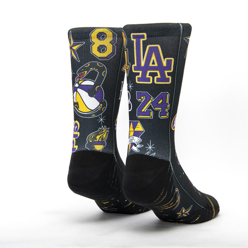 Calzini Scrimmage unisex basket Mamba Black Taglia L (44-48) 2/2