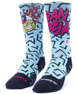 Calzini unisex Scrimmage Bandeja calze da Padel White Taglia L (44-48)