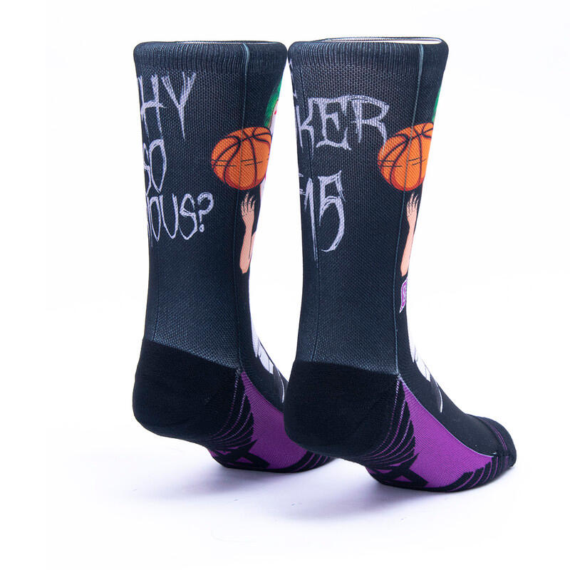 Calzini unisex Scrimmage basket The Joker Black Taglia L (44-48) 2/2