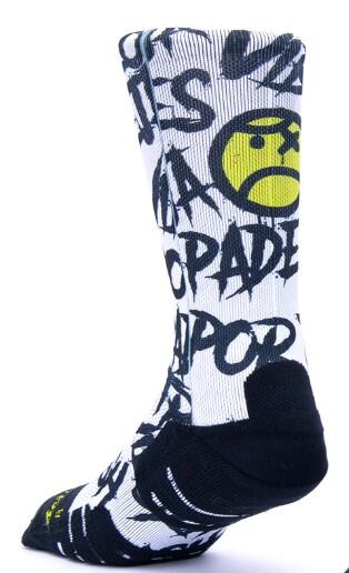Calzini unisex Scrimmage Angry Ball calze da Padel White Taglia M (39-44) 2/3