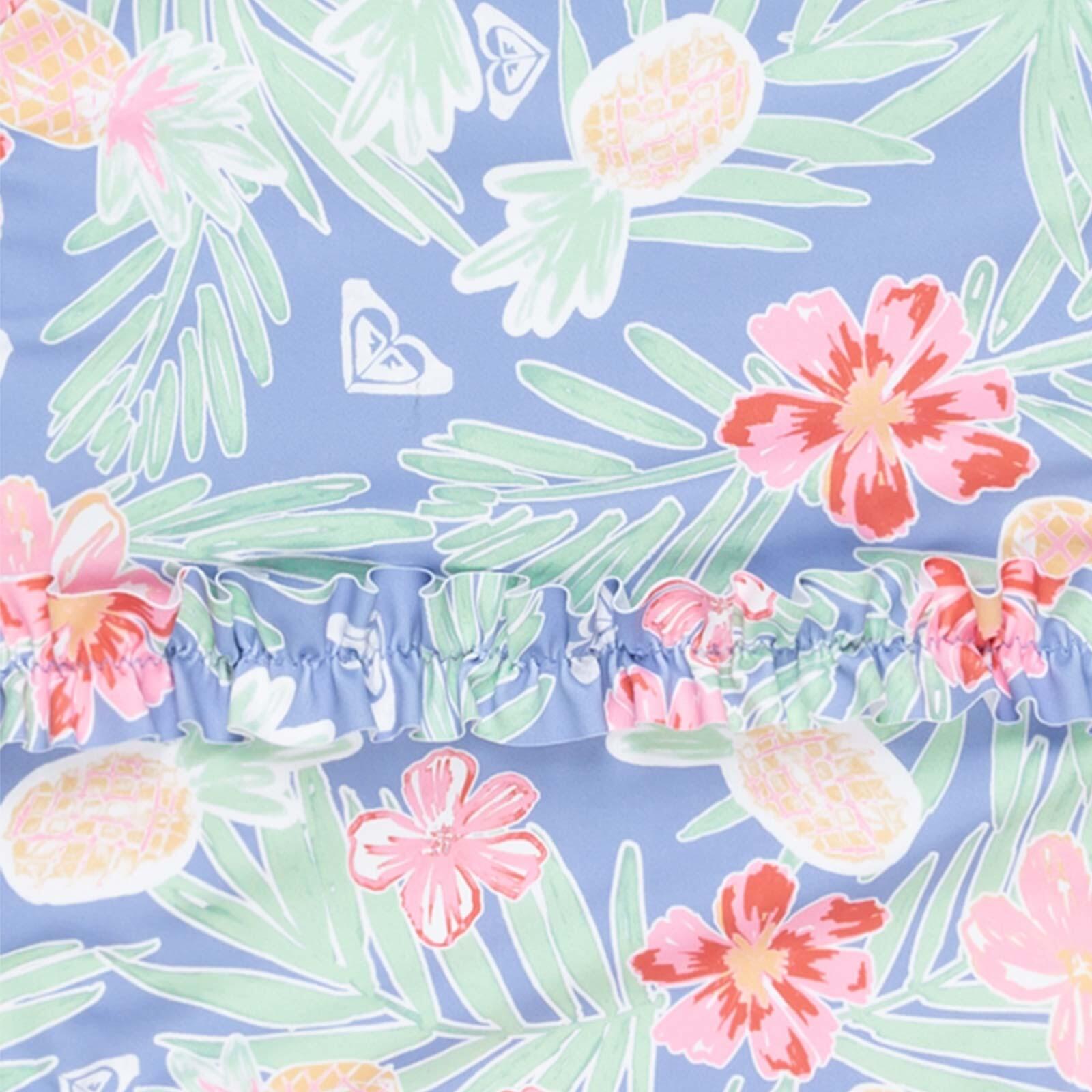 Roxy Tropical Story Rash Vest-Grapemist Tropical 3/6
