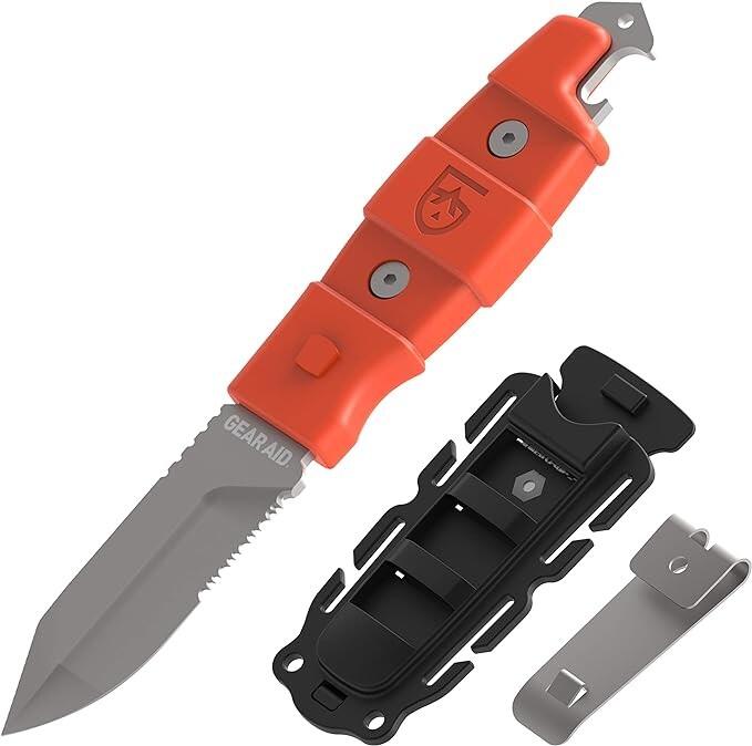 Couteau de survie Gear Aid Buri 3" titane full tang steel 3/3