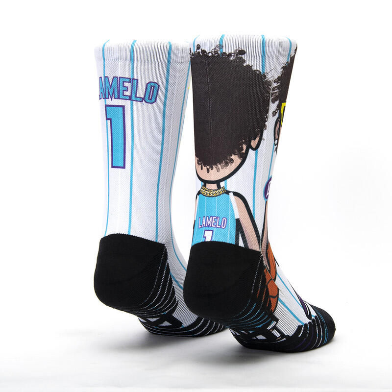 Calza Scrimmage unisex basket Lamelo White Taglia M (39-44) 2/2