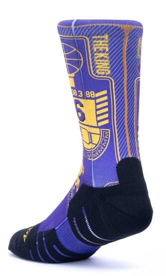 Calzetti unisex Scrimmage basket The King Purple Taglia L (44-48) 3/3