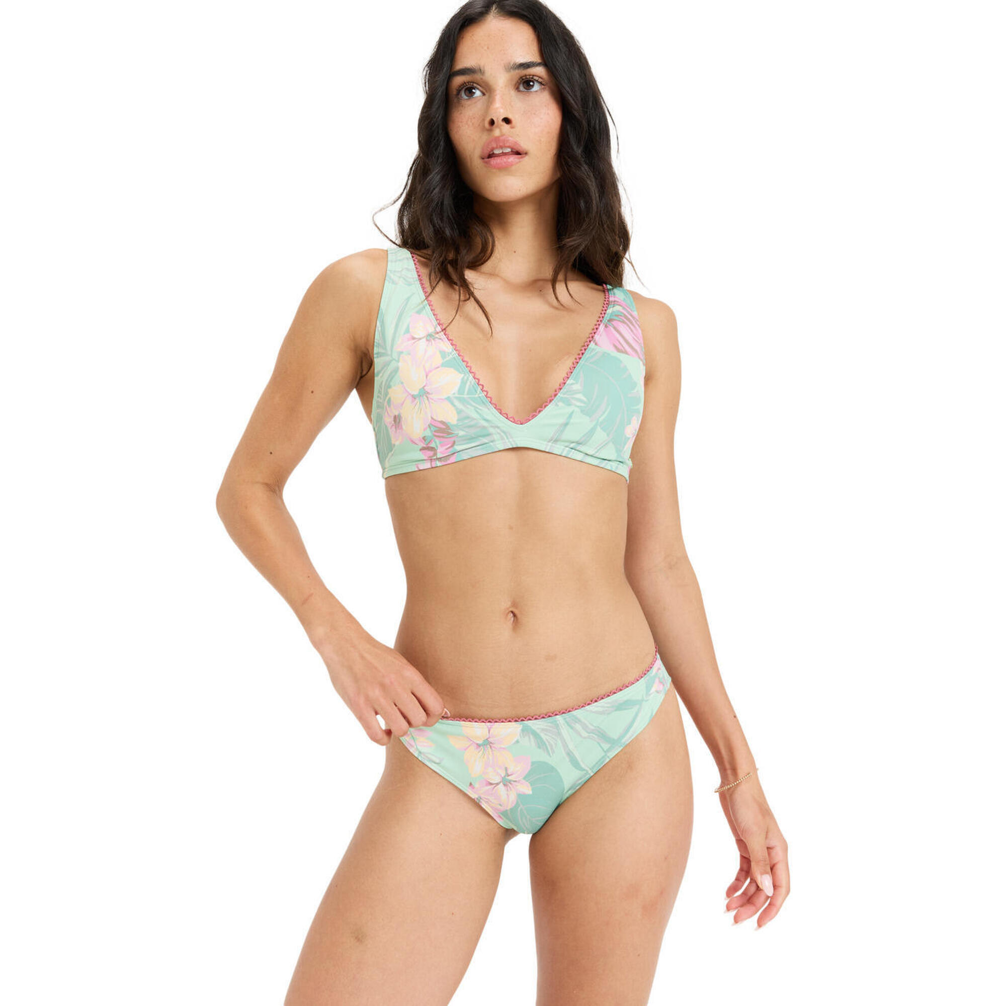 Majtki bikini typu cheeky dla Kobiety INTO THE SUN Zielony