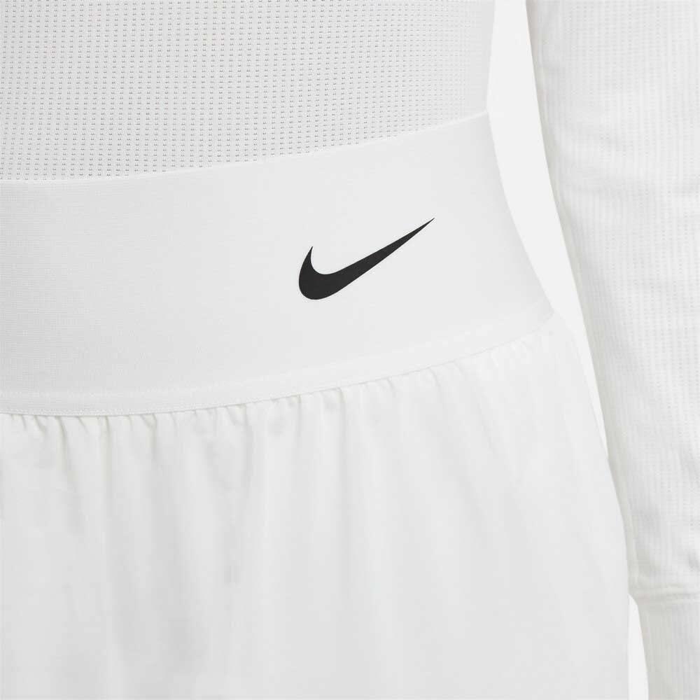 Nike W Nkct DF Advtg Shorts voor Unisex, Wit/Zwart, XS 4/7
