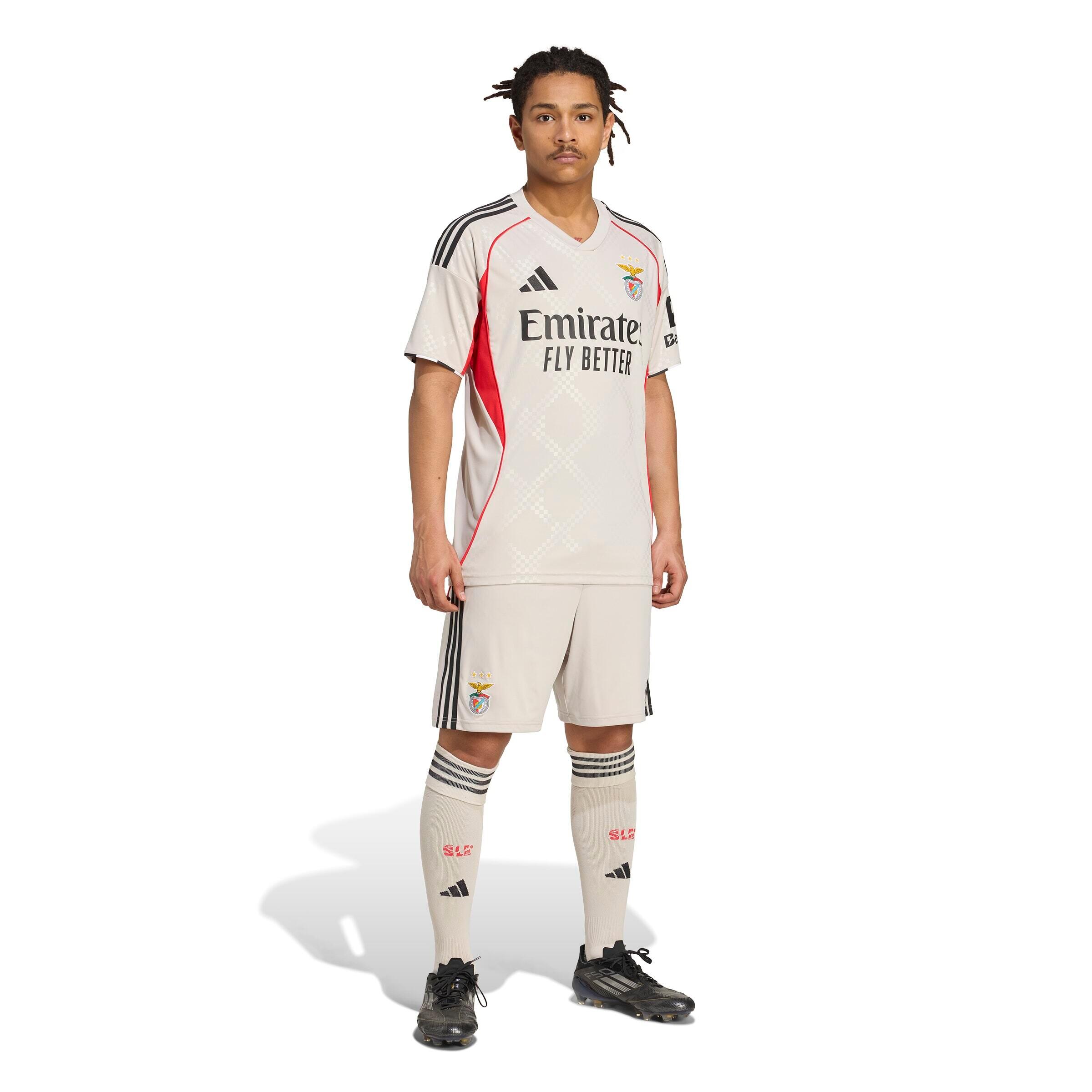 Calções Alternativos Beges SL Benfica 2025-2026 3/7