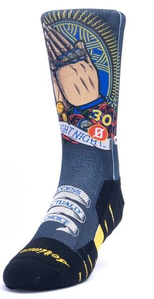 Calza unisex Scrimmage basket Good Night Grey Taglia L (44-48) 2/3