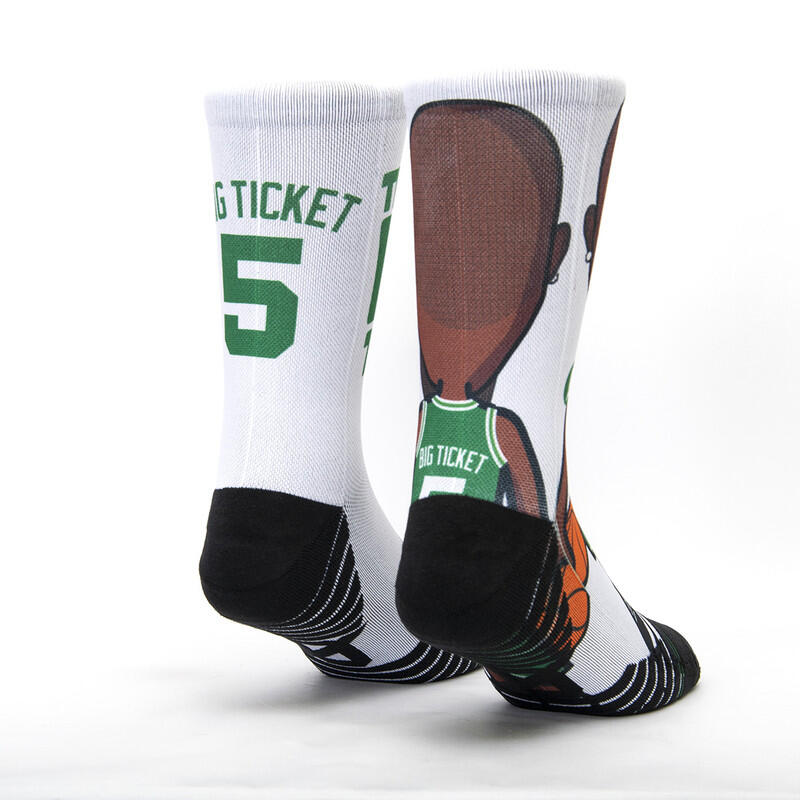 Calza unisex Scrimmage basket Big Ticket White Taglia S (35-39) 2/2