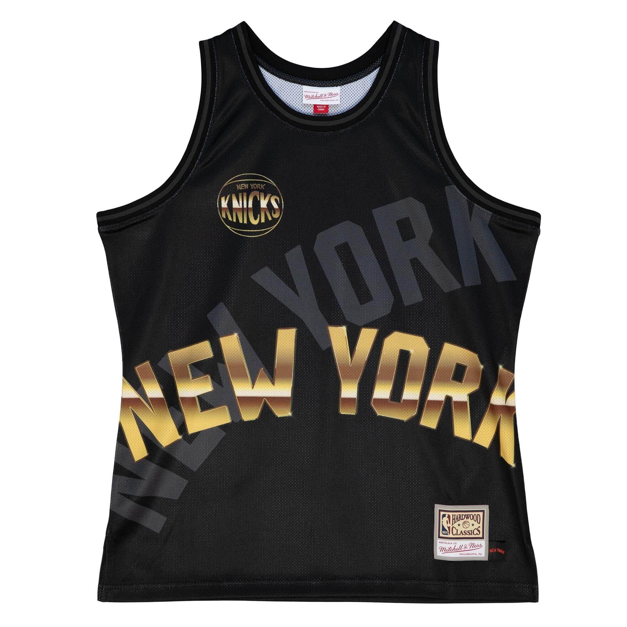 MITCHELL & NESS Canottiera New York Knicks NBA Big Face 4.0 Fashion