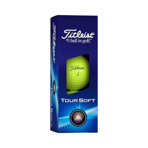 Balles de golf Titleist Tour Soft Jaune 2024 3/4