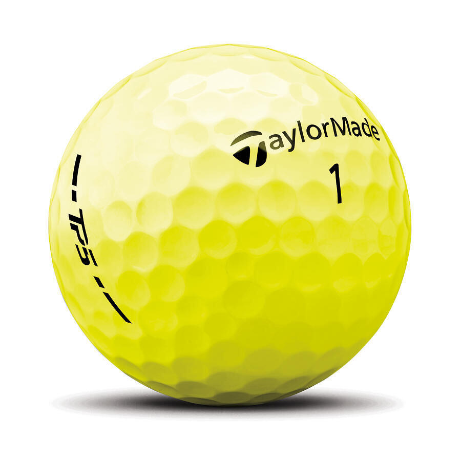 Balles de golf Taylormade TP5 TM23 Jaune 12 pièces 2/4