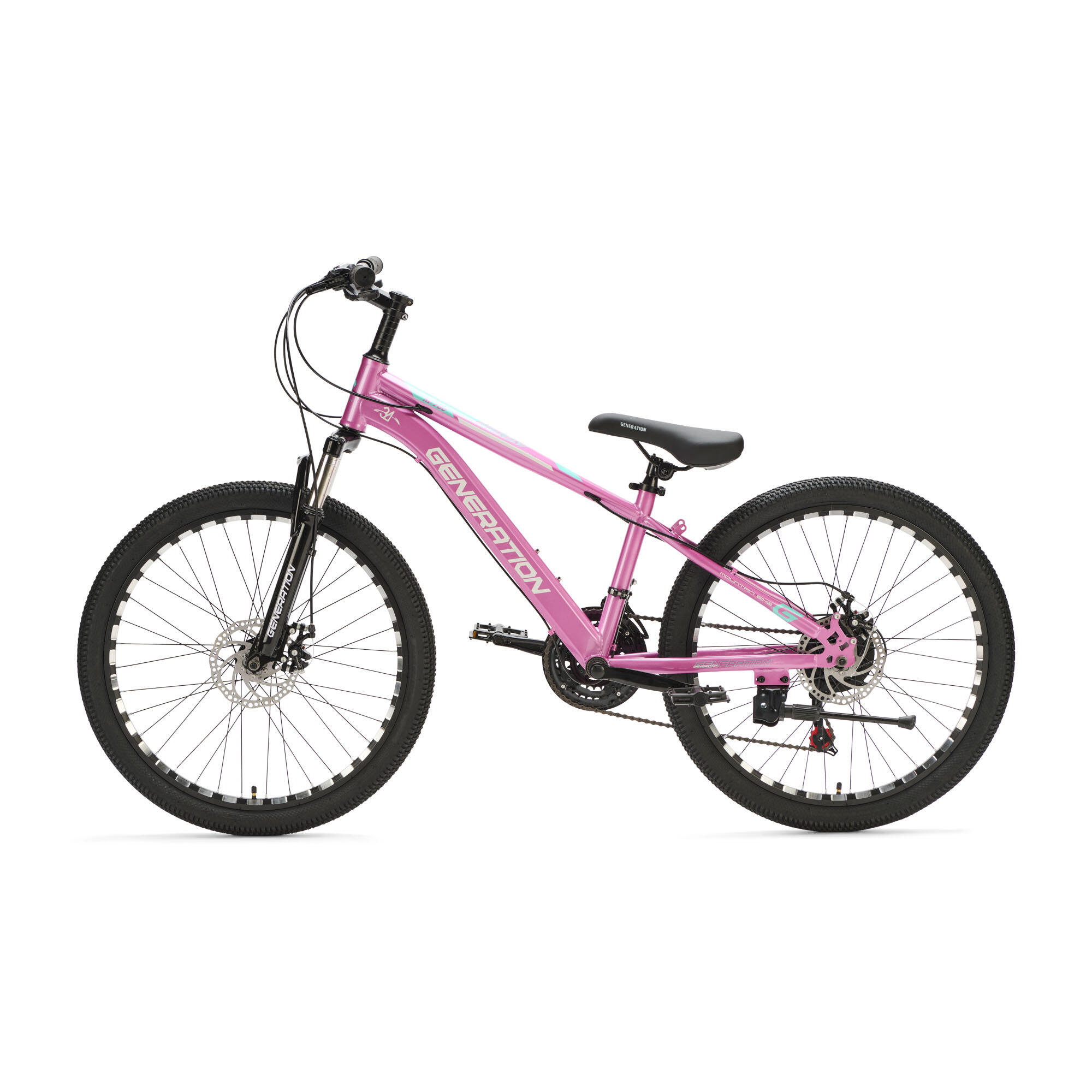 Generation M-760 mountainbike 24 inch – Roze 2/4