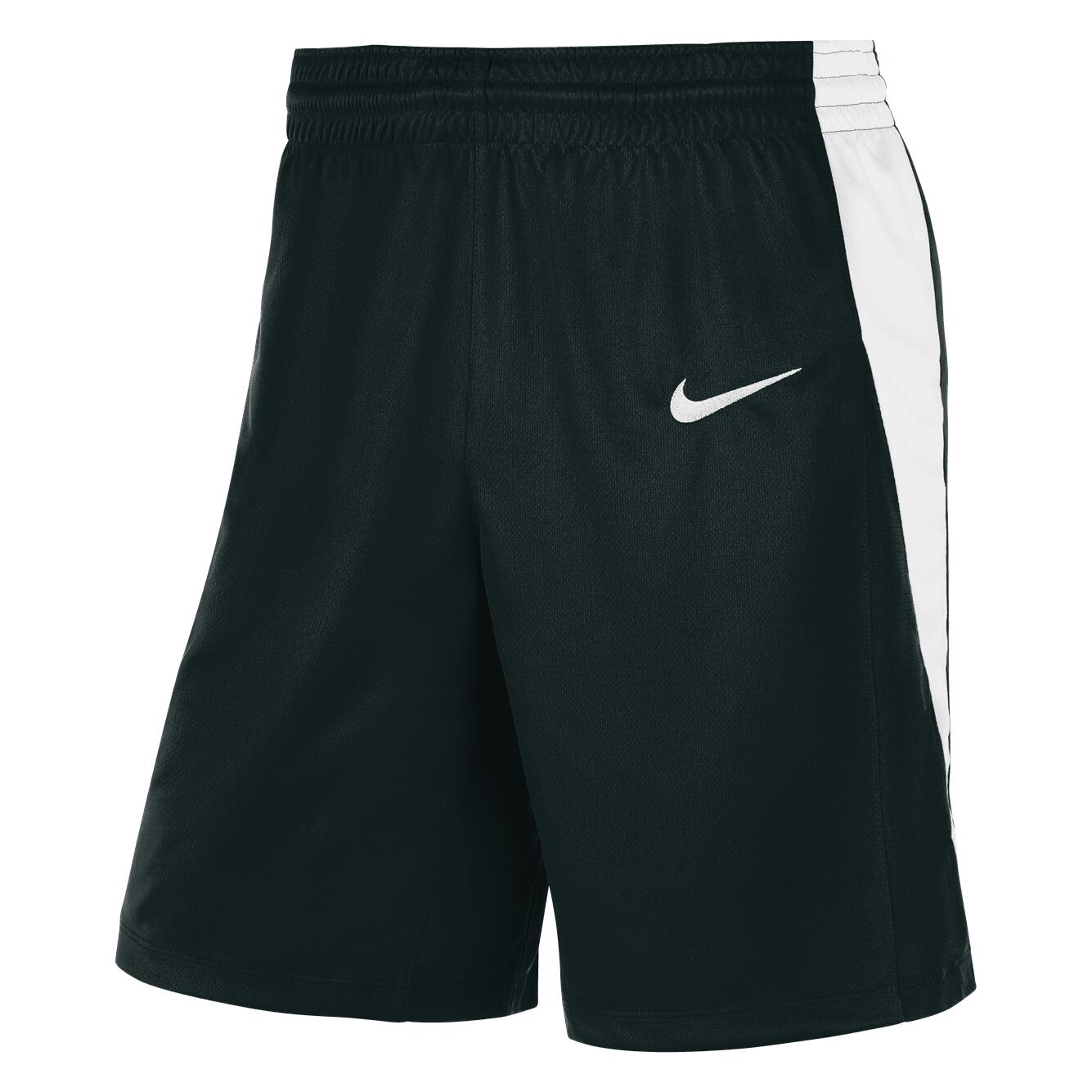 NIKE Herren Basketballshorts, Schwarz und Weiß, Größe M 3/4