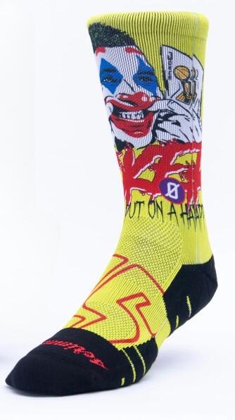 Calza unisex Scrimmage basket Joker Revenge Yellow Taglia L (44-48) 3/3
