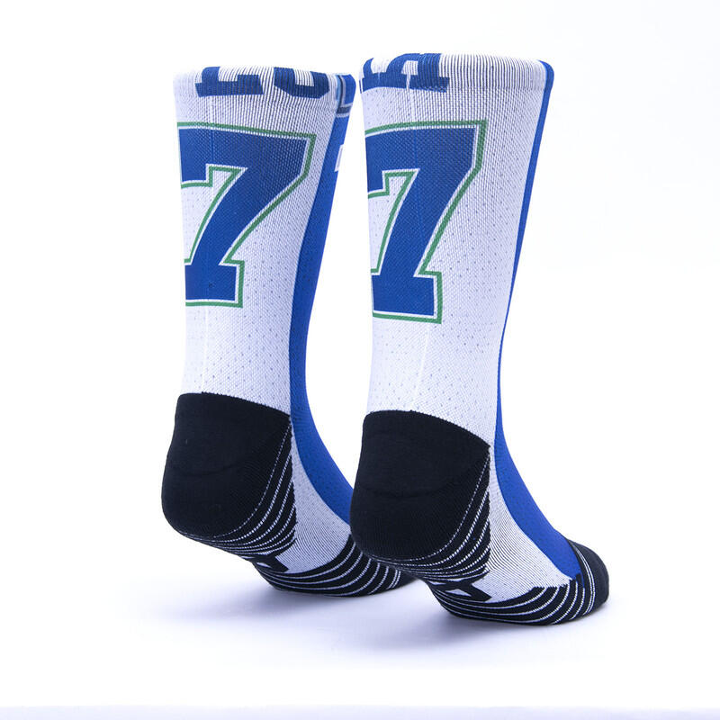 Calzini unisex Scrimmage basket Jersey Luka ky blue-White Taglia L (44-48) 2/2