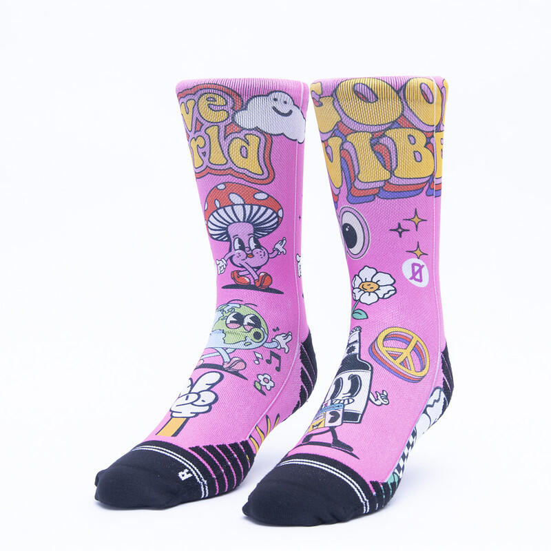 Calzini unisex Scrimmage Everyday Groovy Pink L (44-48) 1/2