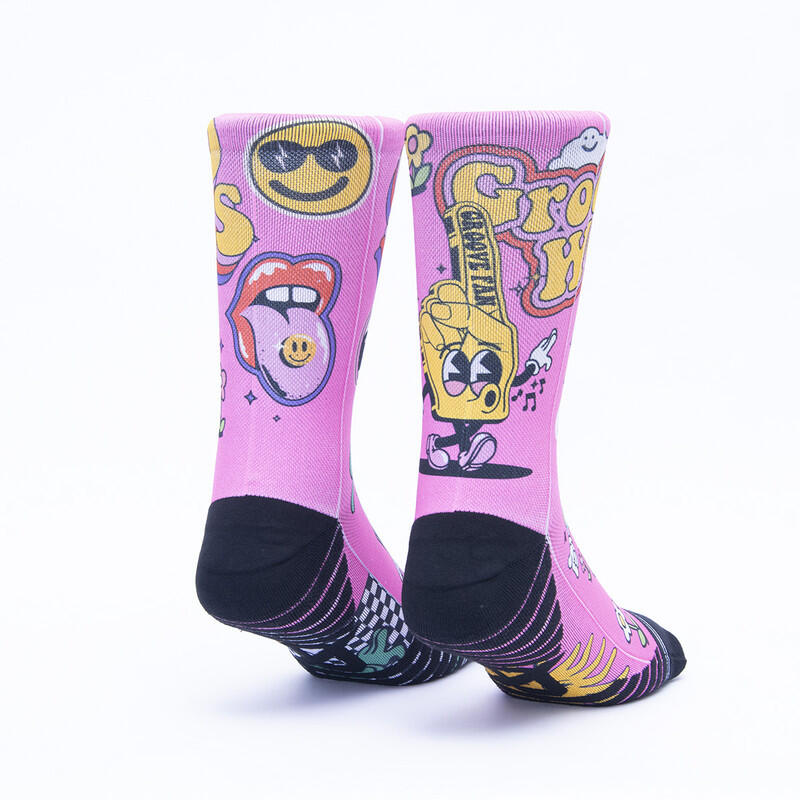 Calzini unisex Scrimmage Everyday Groovy Pink L (44-48) 2/2