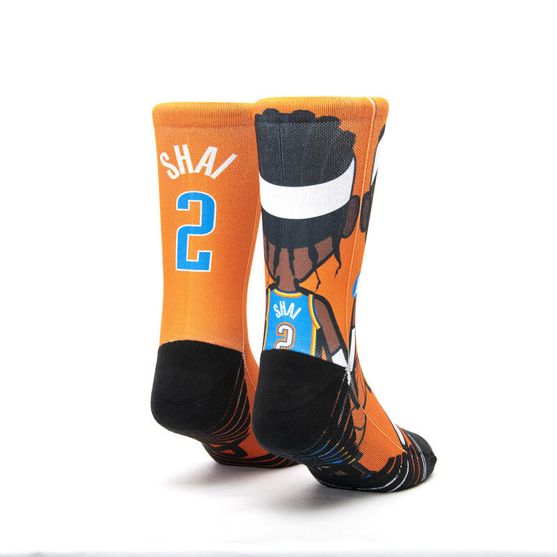 Calzini unisex Scrimmage basket Shai Orange Taglia L (44-48) 2/2