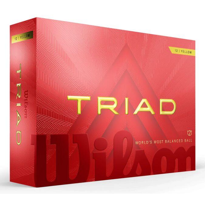 WILSON STAFF Wilson Staff Triad 3-delig Golfballen Geel