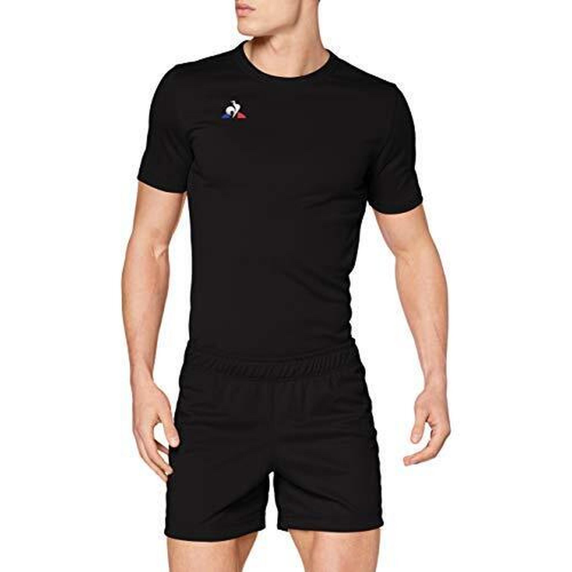 Le Coq Sportif - Short D'Entraînement Rugby Le Coq Sportif Pour Homme, Noir, Taille S - Short - Noir - Decathlon