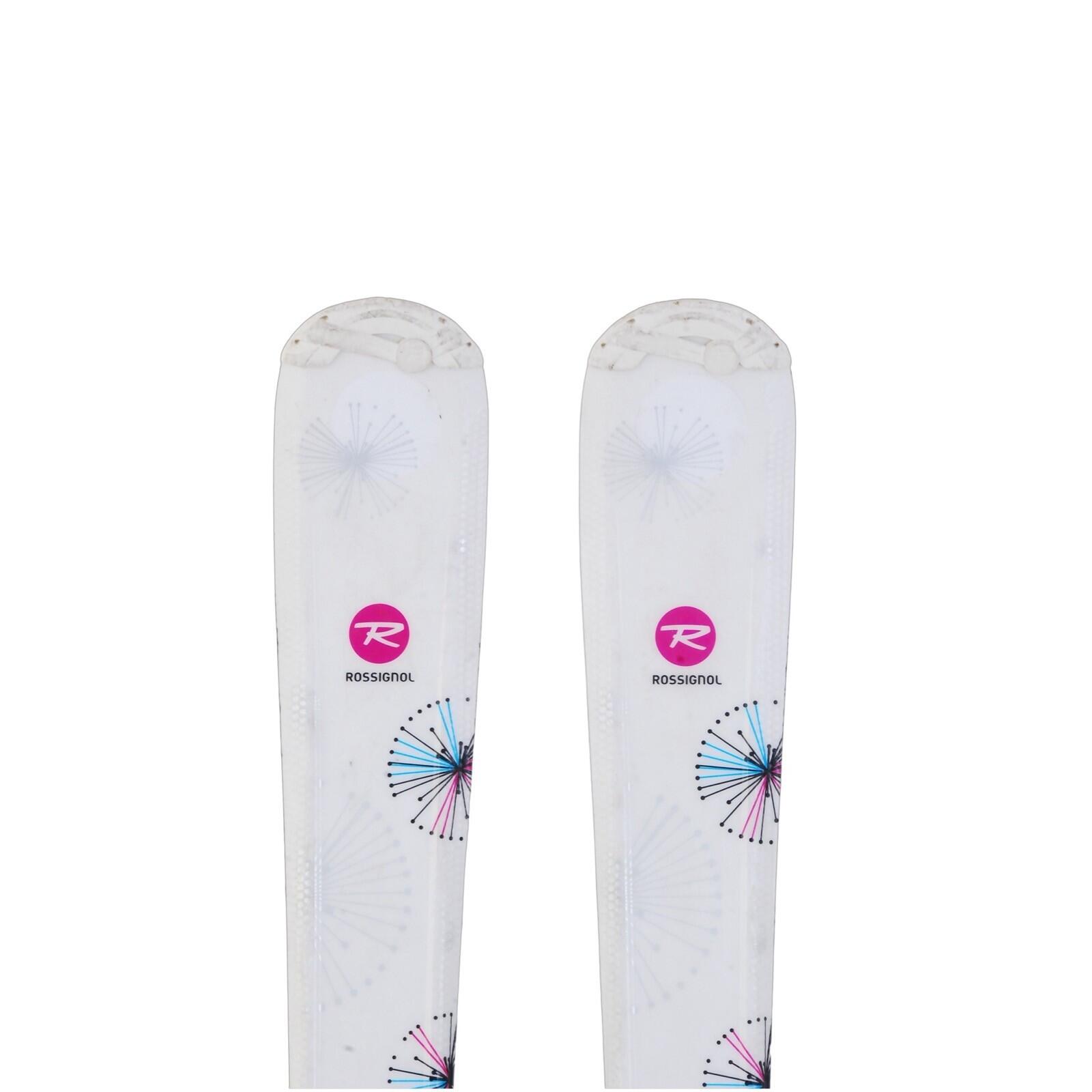 TWEEDEHANDS - Gebruikte Junior Ski Rossignol Fun Girl + Bindingen - GOEDE 2/4