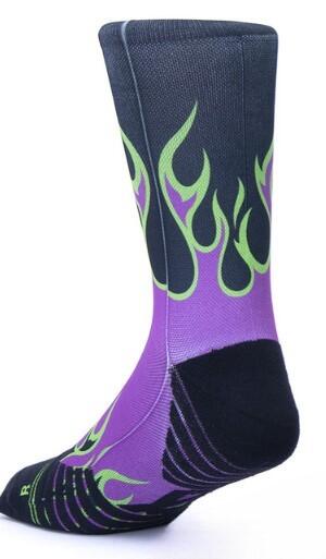Calzini unisex Scrimmage Everyday Flame Purple M (39-44) 2/2