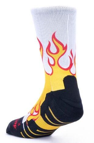 Calzini unisex Scrimmage Everyday Flame White L (44-48) 2/3