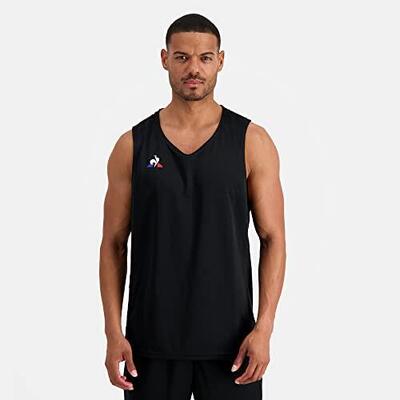 Le coq sportif n°2 training tanktop voor mannen, zwart, 3xl
