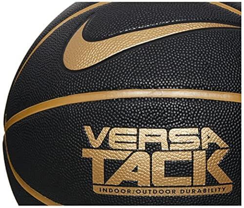 Nike Versa Tack 8P Basketball Unisex en Noir et Or 2/5